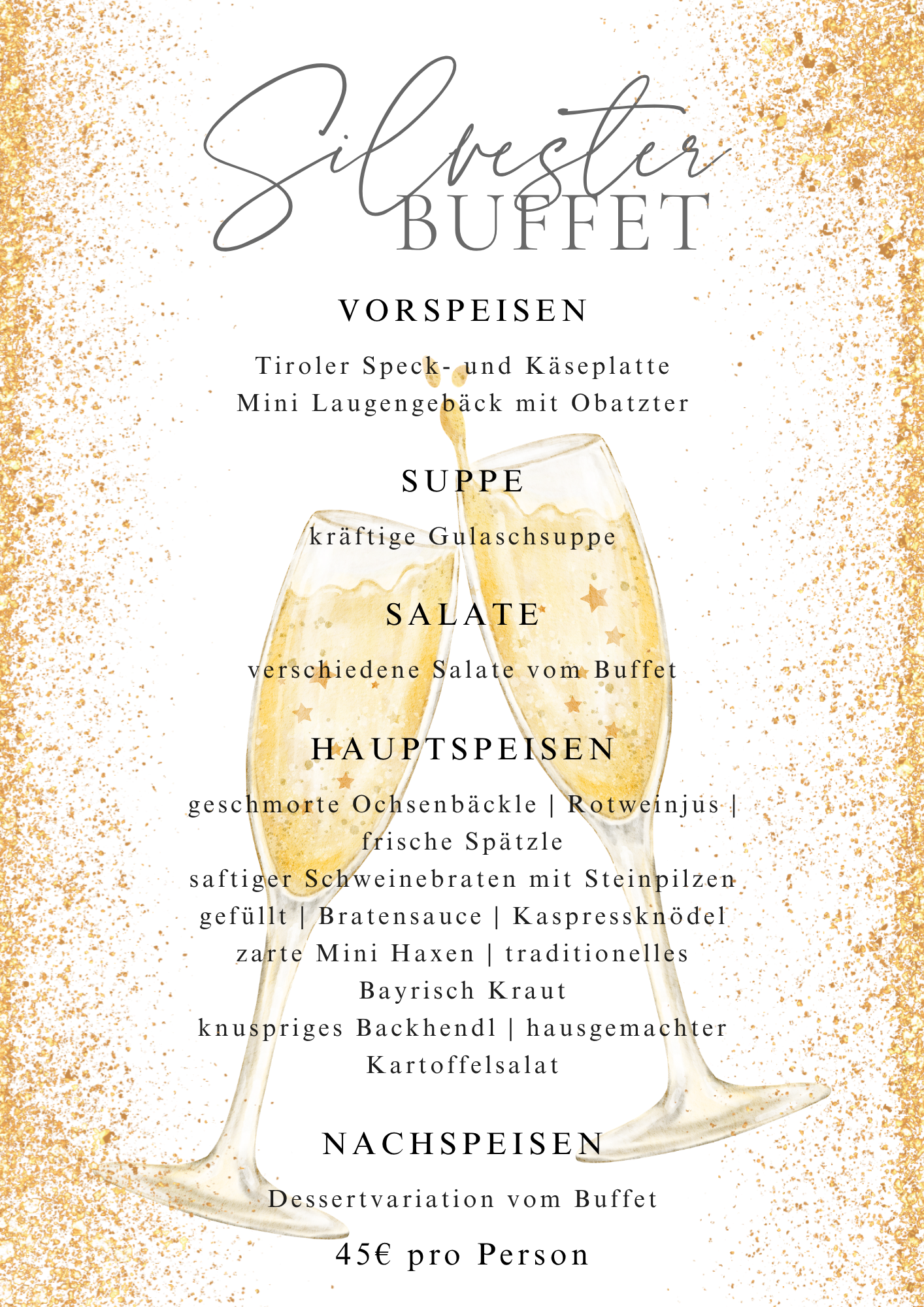 Silvesterbuffet